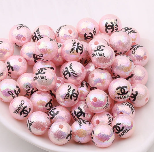 Wholesale 100pcs 16mm Acrylic Imitation Pearl Cream Round Beads JDC-BDS-ZhiXiang002