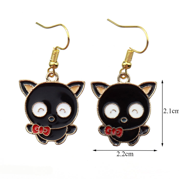 Wholesale Cartoon Animal Resin Earrings JDC-ES-niqing019