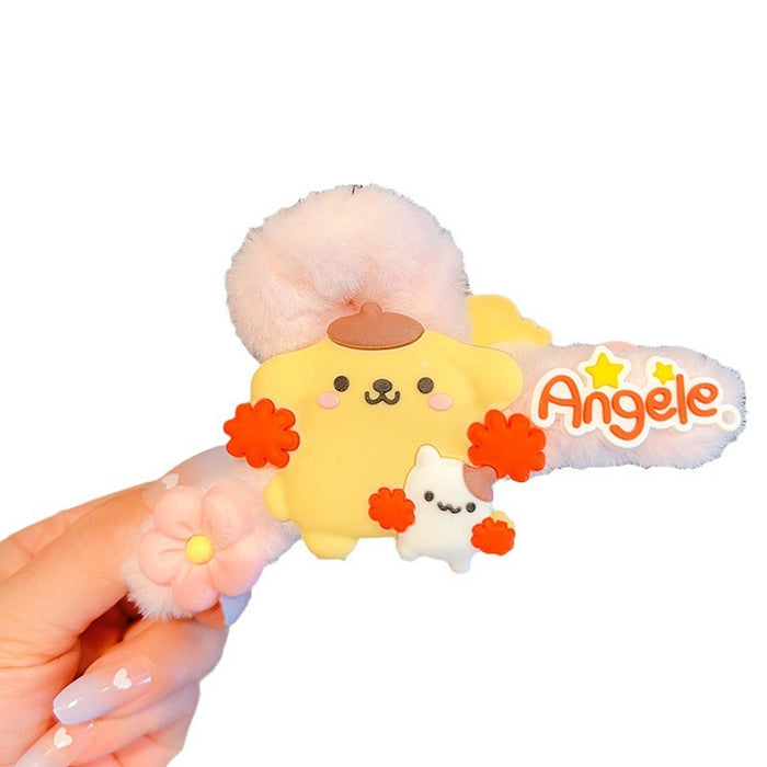 Wholesale Plush Cute Cartoon Large Hair Clips JDC-HC-Zhongx001