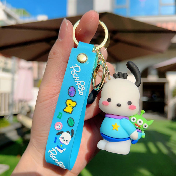 Wholesale Cute Cartoon Doll Silicone Keychain (S) JDC-KC-WC024
