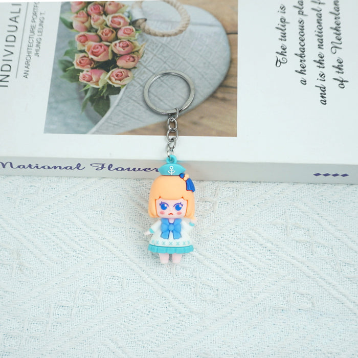 Wholesale Cartoon Silicone Doll Keychain JDC-KC-Yexiang002