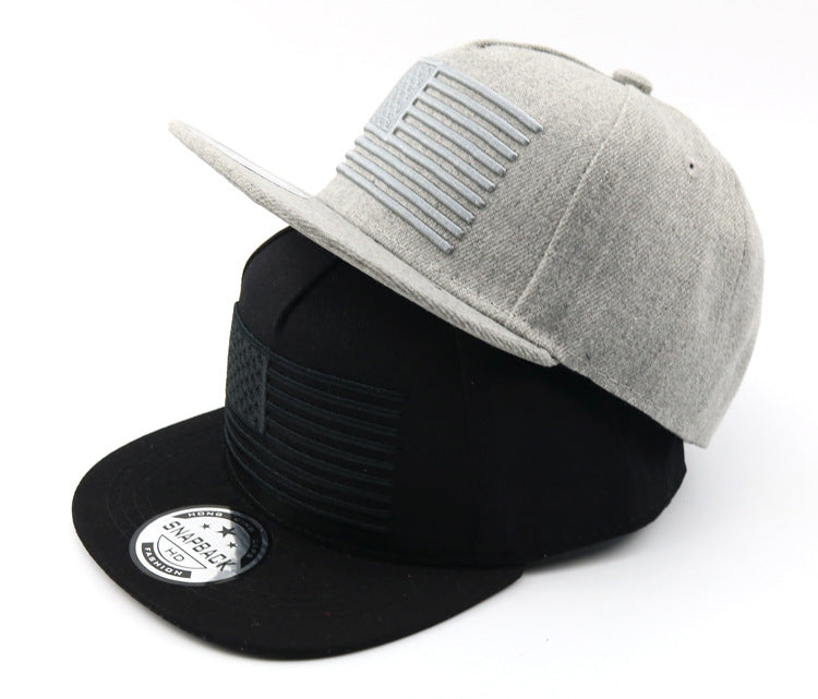 Wholesale Stylish Black Kids Hip Hop Baseball Cap Outdoor Sunscreen Cap For Boys