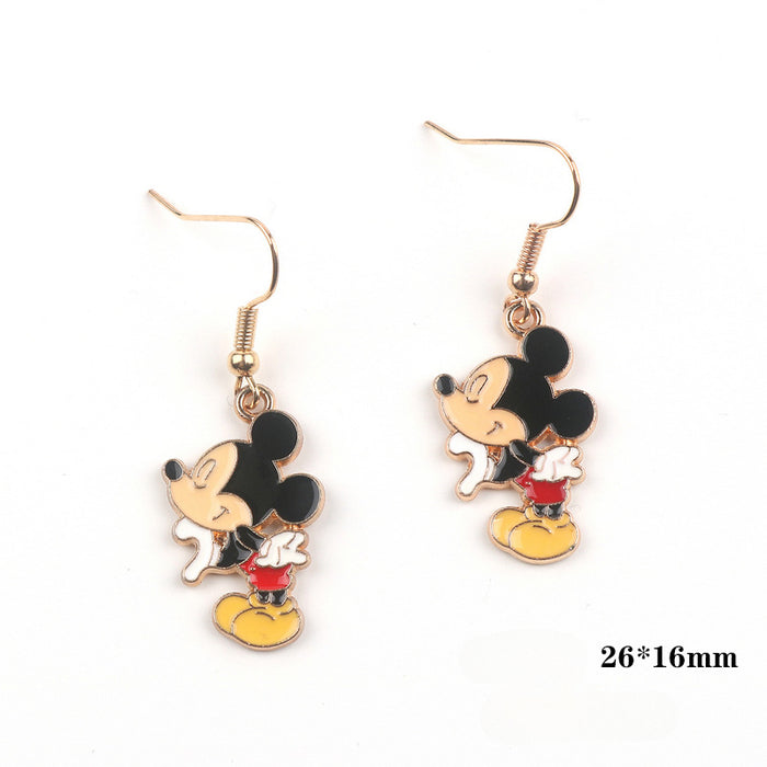 Wholesale Cartoon Alloy Pendant Earrings JDC-ES-FuYu005