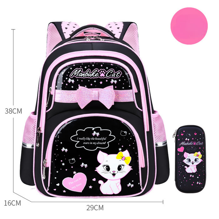 Wholesale Cartoon Cat Large Capacity Children's Oxford Cloth Backpack JDC-BP-Bafn012