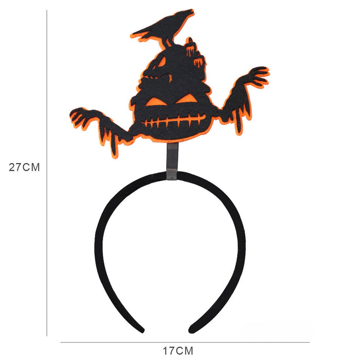 Wholesale Halloween Felt Accessories Plastic Headband JDC-HD-ZHHAO008