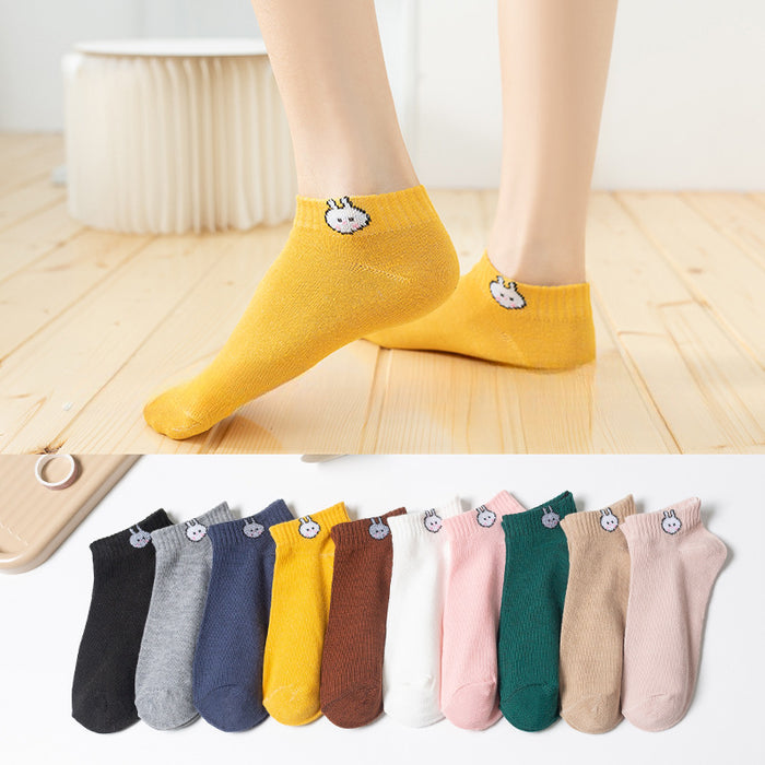 Wholesale of 10pcs Thin Rabbit Socks JDC-SK-Miqi004