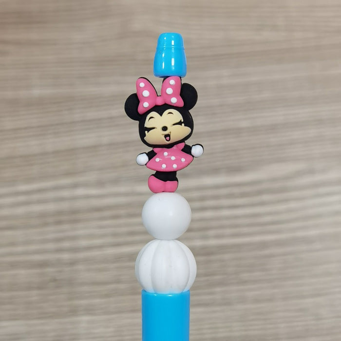 Wholesale 10pcs Creative 3D Pink Bow Cartoon Character Minnie Beads JDC-BDS-JIaHaoShun039