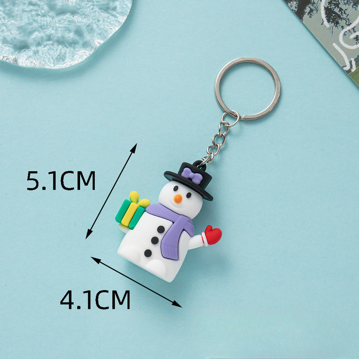 Wholesale Cute Christmas PVC Keychains JDC-KC-Wenma009