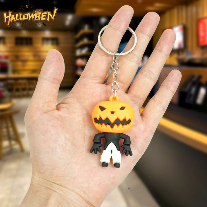 Wholesale Halloween PVC Cartoon Doll Keychain JDC-KC-Yexiang026