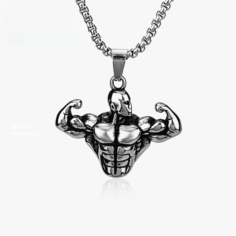 MUSCLEDOG STAINLESS STEEL PENDANT main image 0