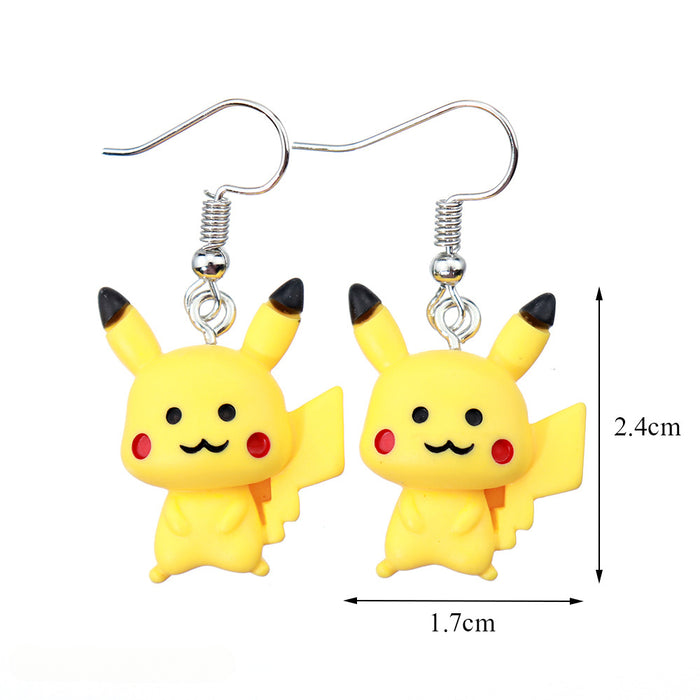 Wholesale Cartoon Animal Resin Earrings JDC-ES-niqing029