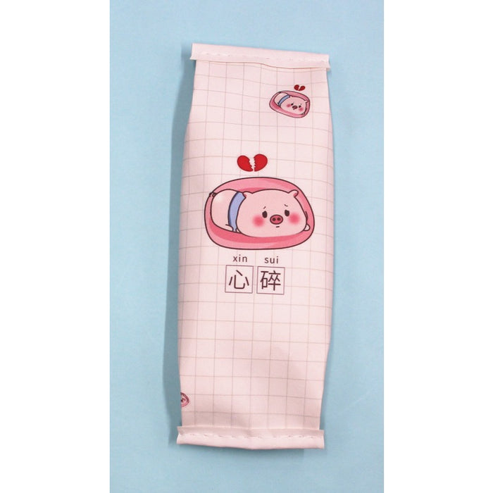 Wholesale PU Large Capacity Real Fun Snack Pencil Bag JDC-PB-DongJ002