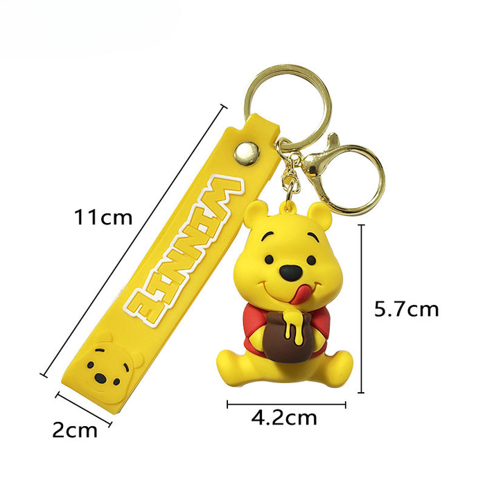 Wholesale Cartoon Cute Anime Silicone Keychain JDC-KC-Qiwei031