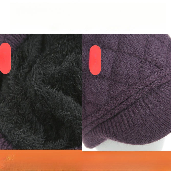 Wholesale Warm Beret Knitted Wool Hat for Women JDC-HT-PX008