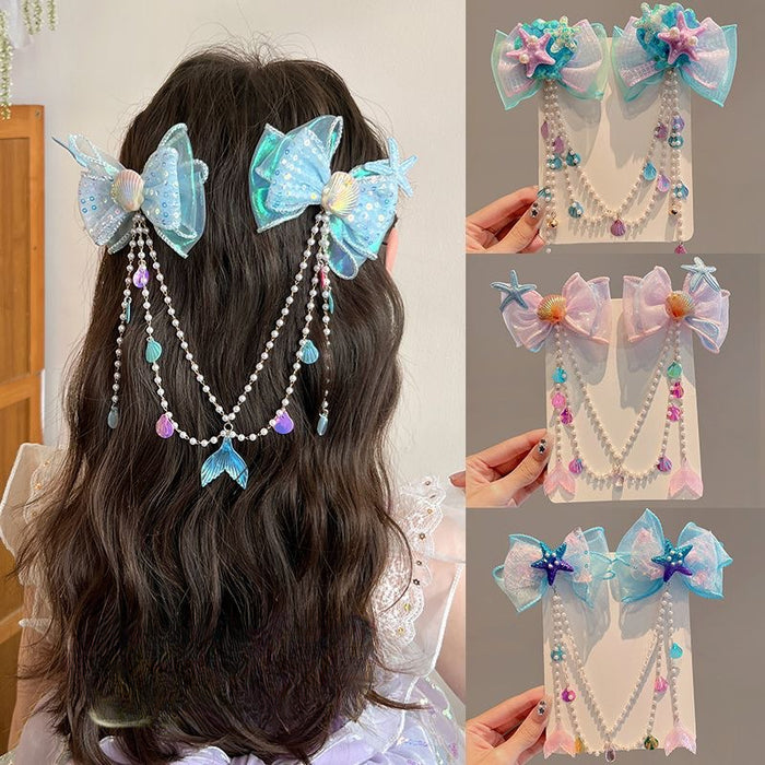 Wholesale Princess Tassel Dancing Hairpin for Children JDC-HC-FX009