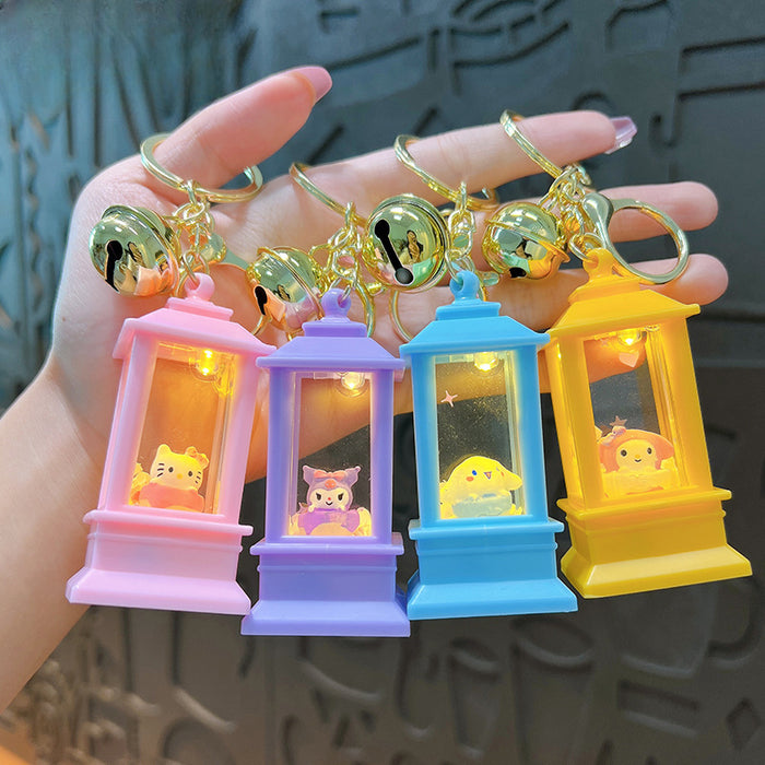 Wholesale Acrylic Cartoon with Light and Oil Keychain JDC-KC-YanG022