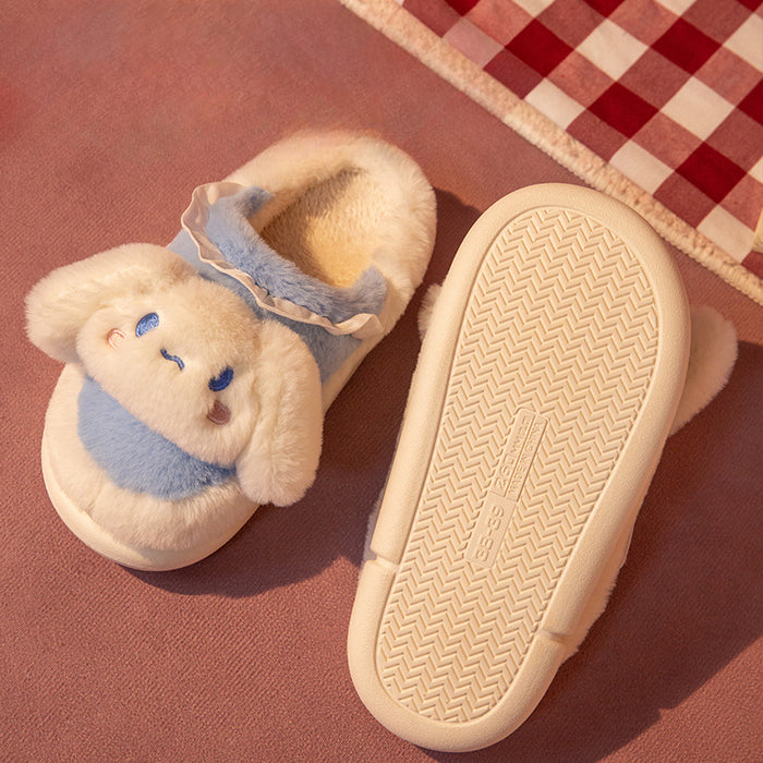 Wholesale EVA Plush Warm Thickened Soft Soled Slippers JDC-SP-Runj002