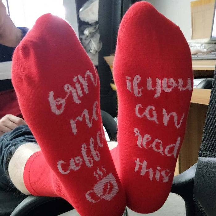 Wholesale IF YOU CAN English Lettered Mid-tube Socks JDC-SK-XQ035