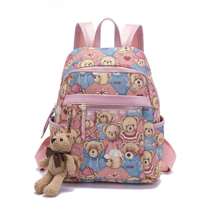 Wholesale Polyester Bear Backpack JDC-BP-Aida003