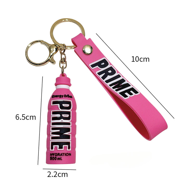 Wholesale Silicone Energy Drink Bottle Keychain JDC-KC-QiChao070