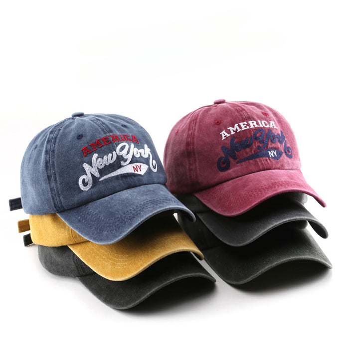Wholesale Cotton Fashionhats Baseball Caps Vintage Letter Embroidery JDC-FH-TuL007