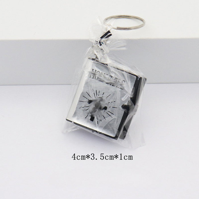 Wholesale Mini Toy Book Paper Keychain JDC-KC-ShuangN001