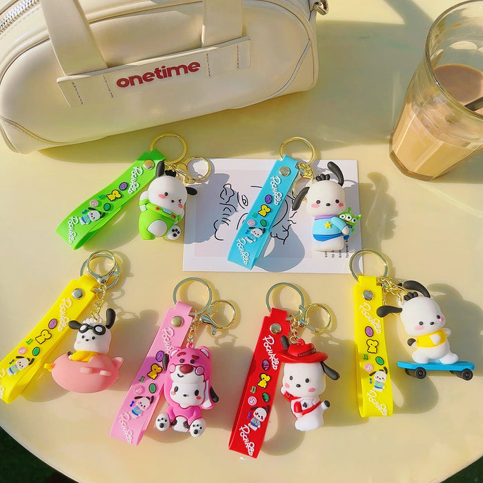 Wholesale Cute Cartoon Doll Silicone Keychain (S) JDC-KC-WC024