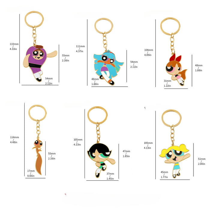 Wholesale Cartoon Zinc Alloy Keychain JDC-KC-BS021