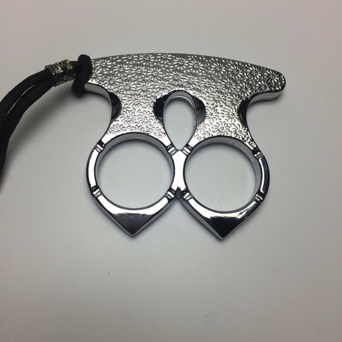 Wholesale Multifunctional Alloy Double Finger Buckle Skull Keychain JDC-KC-KB013