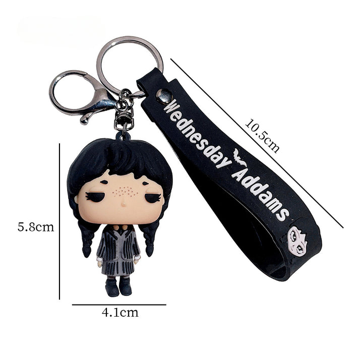 Wholesale Cartoon Silicone Doll Keychain JDC-KC-QiChao052