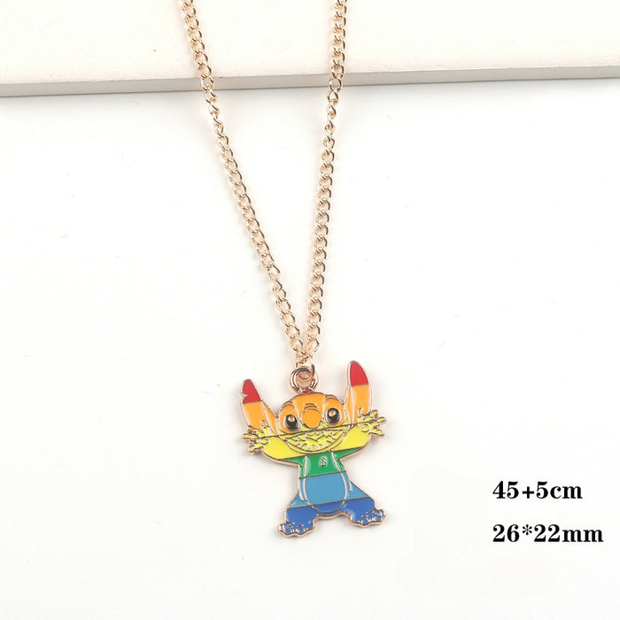 Wholesale Cartoon Alloy Pendant Necklace JDC-NE-FuYu014