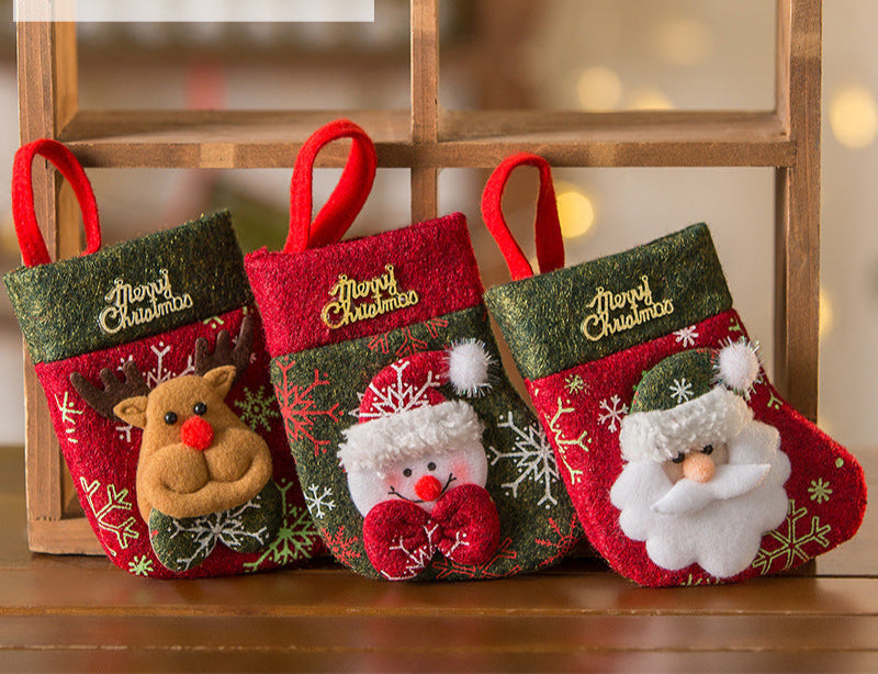 Wholesale Christmas decorations,  sequined old man socks,  Christmas tree ornaments,  gift bags,  Christmas stockings