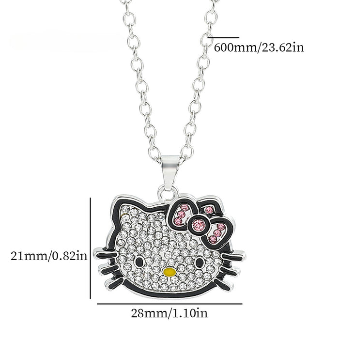 Wholesale Layer Enamel Glaze Teacup Alloy Earrings Love Necklace JDC-NE-BS011