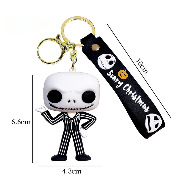 Wholesale Cartoon Silicone Doll Keychain JDC-KC-QiChao052