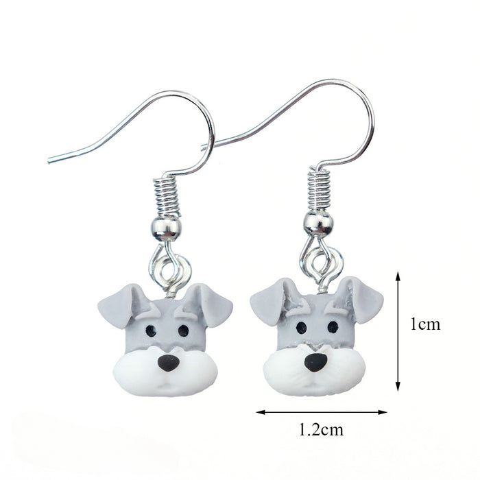 Wholesale Cartoon Animal Resin Earrings JDC-ES-niqing029