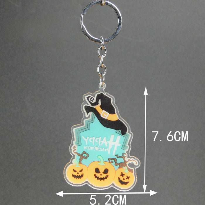 Wholesale Halloween Acrylic Keychain JDC-KC-ShengH006