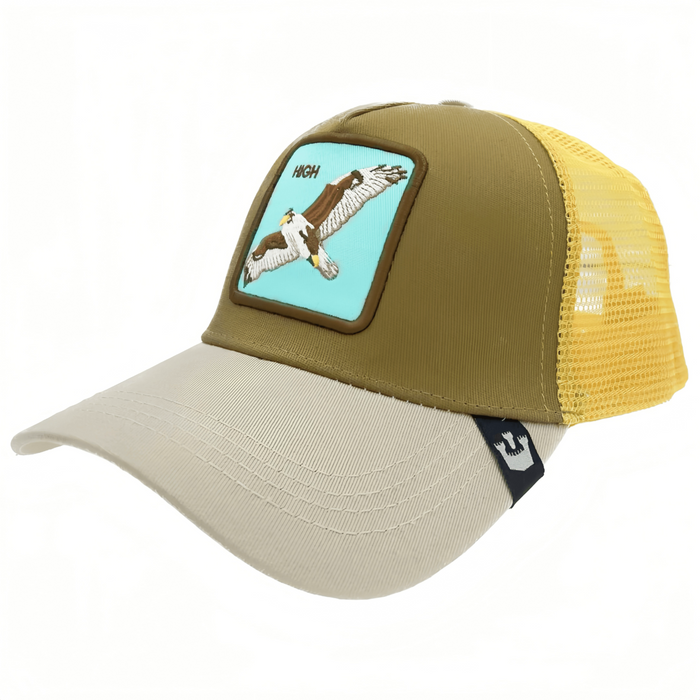 Wholesale Animal Patch Trucker Hat - Embroidered Mesh Snapback Cap