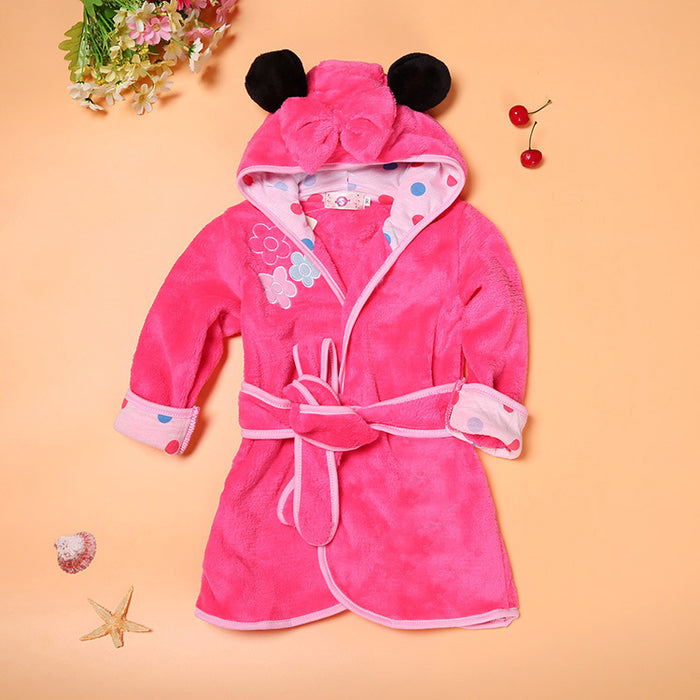 Wholesale Boys' and Girls' Bathrobes Children's Cartoon Yukata Multi-color Home Sleepwear JDC-CTS-SK005