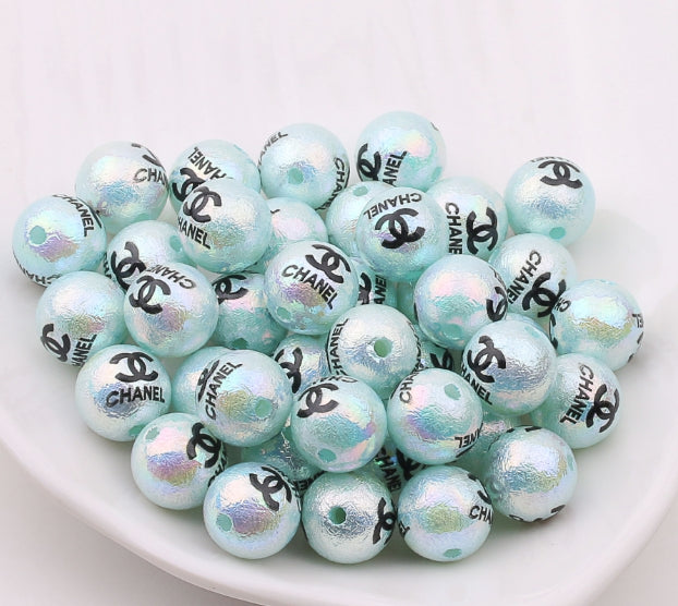 Wholesale 100pcs 16mm Acrylic Imitation Pearl Cream Round Beads JDC-BDS-ZhiXiang002