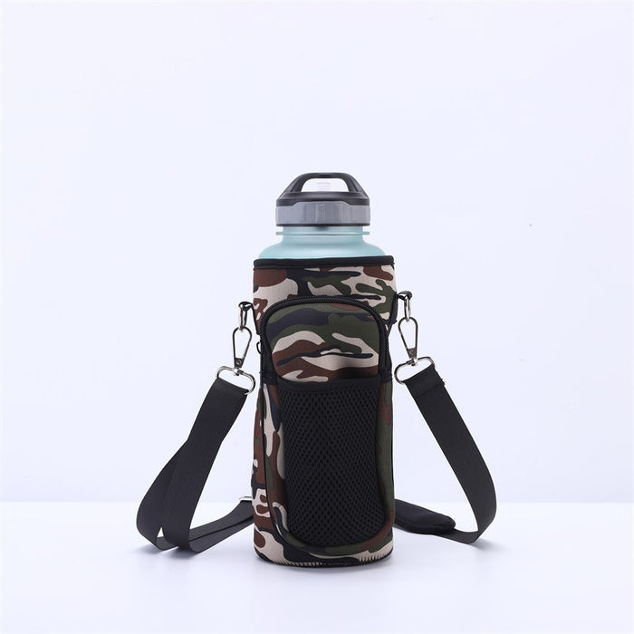 Wholesale Children's Pot Cartoon Cup Cover Outdoor Portable Bag Strap Cloth Cover Personality Student Thermos Cup Cover JDC-CH-JinLun015