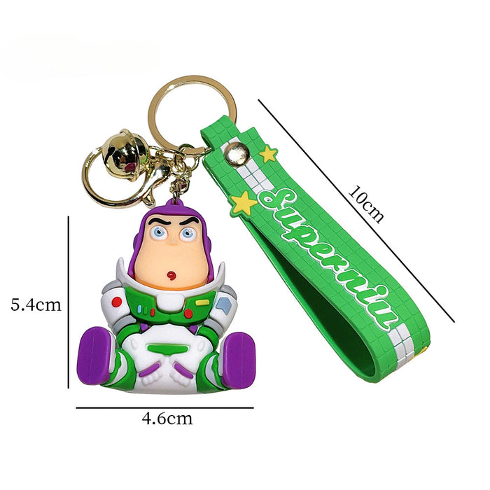 Wholesale Silicone Cartoon Doll Keychain JDC-KC-QiChao064