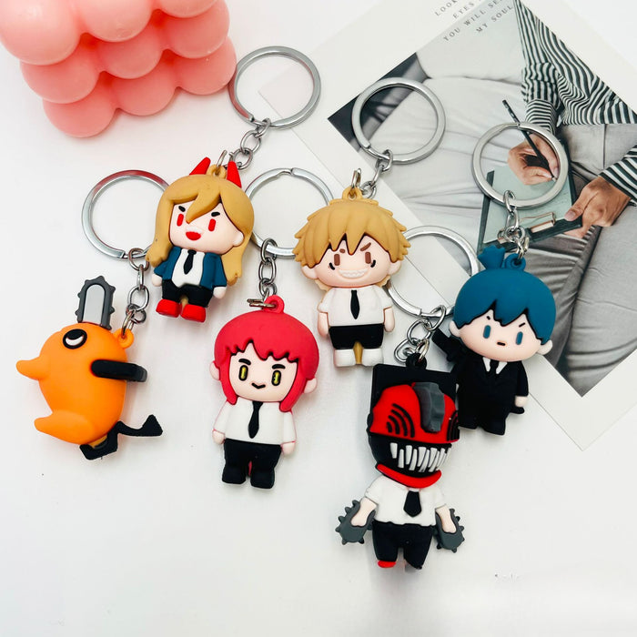 Wholesale Cartoon Creative Anime PVC Soft Keychain JDC-KC-XiangY068