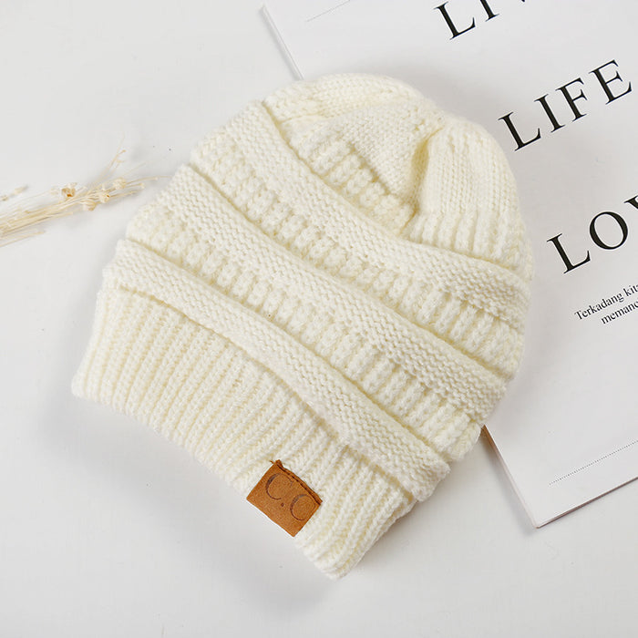 Wholesale Simple Autumn and Winter Empty Top Knitted Hat JDC-FH-HengYu002