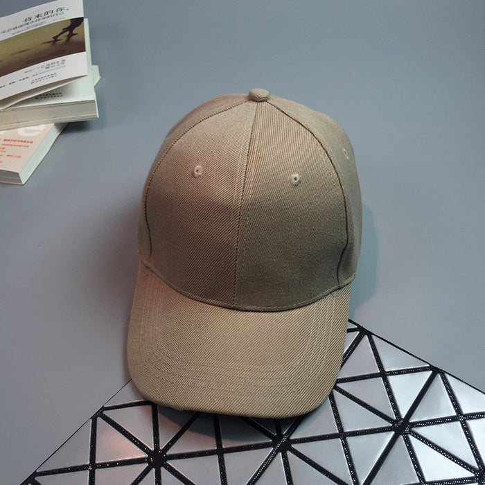 Wholesale Plain Solid Color Curved Brim Baseball Cap