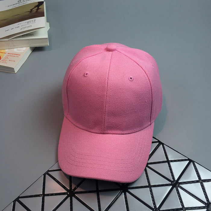 Wholesale Plain Solid Color Curved Brim Baseball Cap