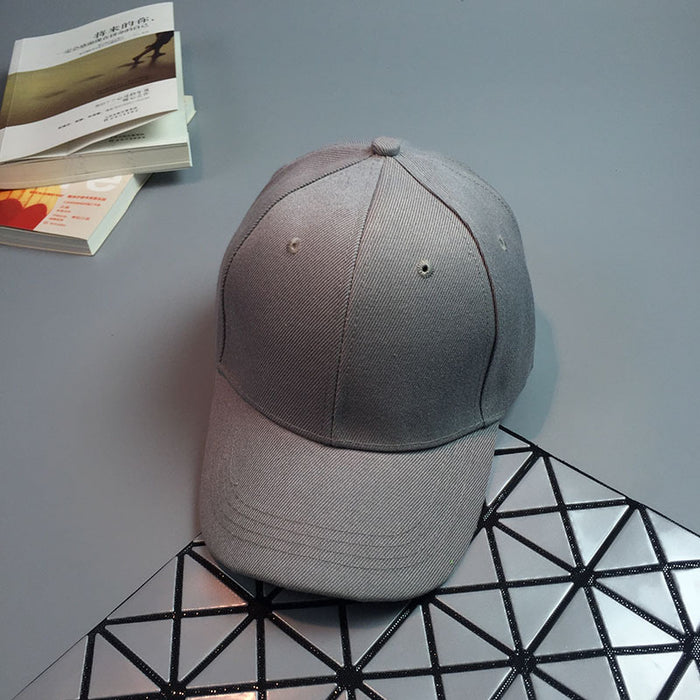 Wholesale Plain Solid Color Curved Brim Baseball Cap