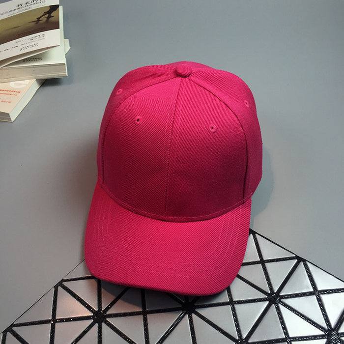 Wholesale Plain Solid Color Curved Brim Baseball Cap