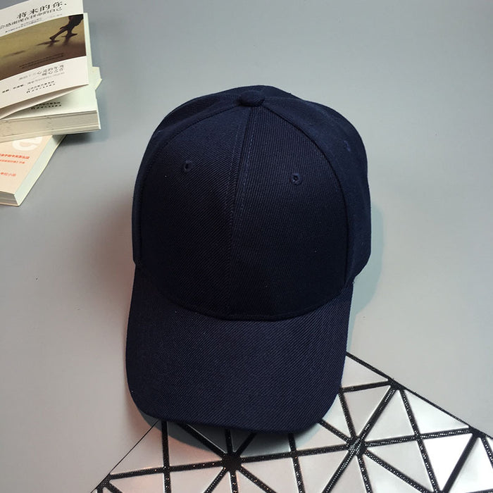 Wholesale Plain Solid Color Curved Brim Baseball Cap