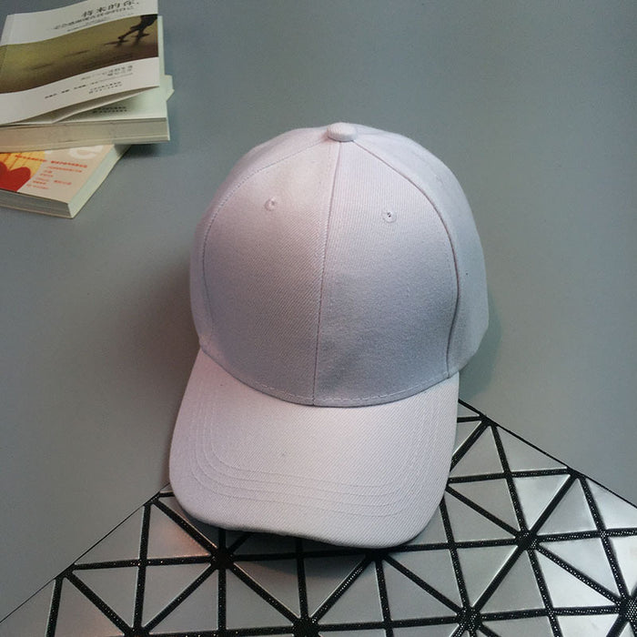 Wholesale Plain Solid Color Curved Brim Baseball Cap