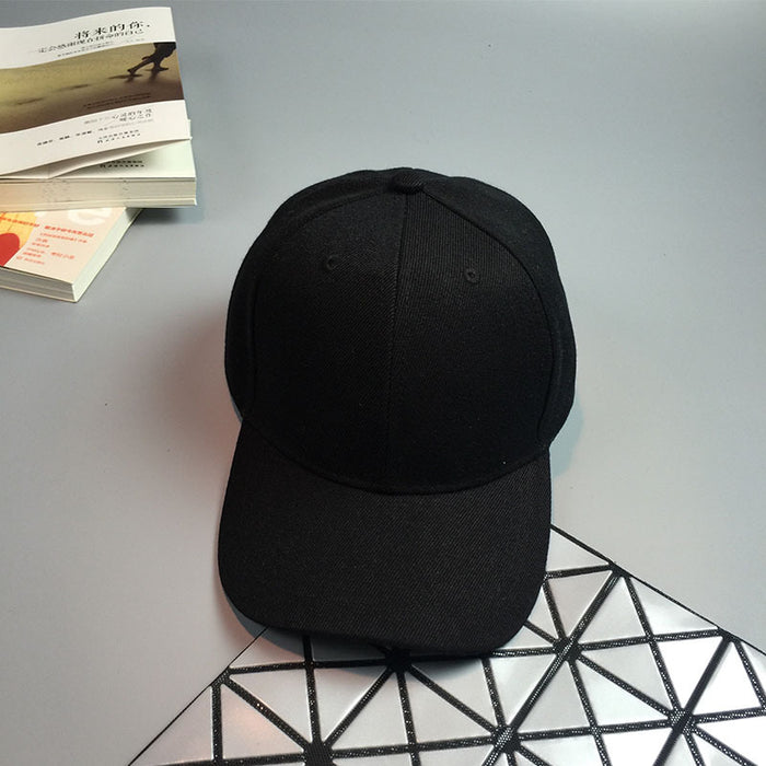 Wholesale Plain Solid Color Curved Brim Baseball Cap